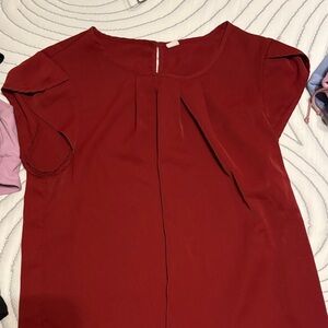 Amazon Women's Red Blouse